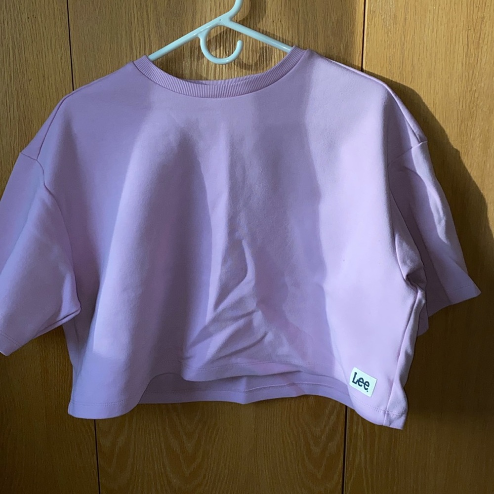 Light purple crop sweater